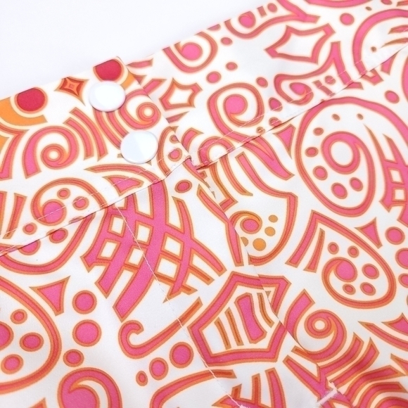 New Adidas ClimaCool Orange Pink White Patterned Golf Tennis Skort Sz 6 - Picture 8 of 14